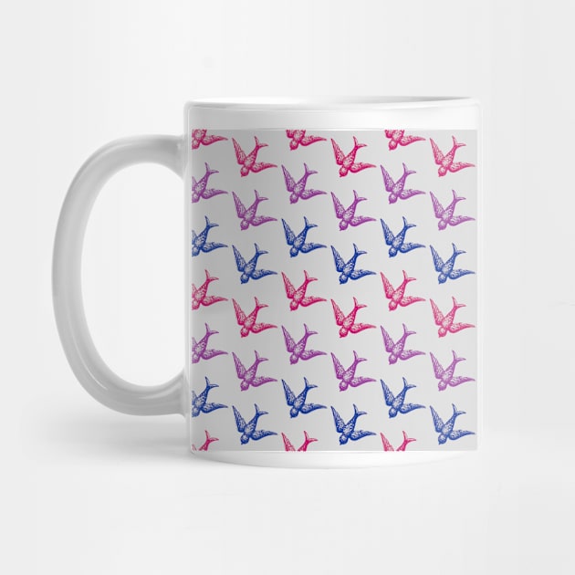 Bi Flag Birds Design by Gedwolcraeft